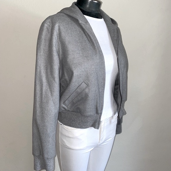 Ralph Lauren Collection Wool Crop Zip-Up Hoodie - Picture 10 of 16